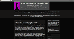 Desktop Screenshot of cincyswinging101.com