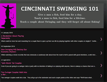 Tablet Screenshot of cincyswinging101.com